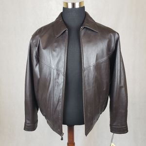 Leather Jacket Size M